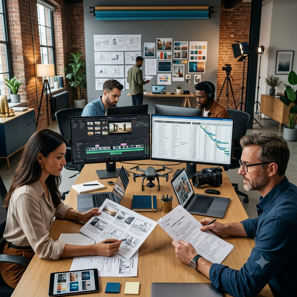 Video production and script layout details